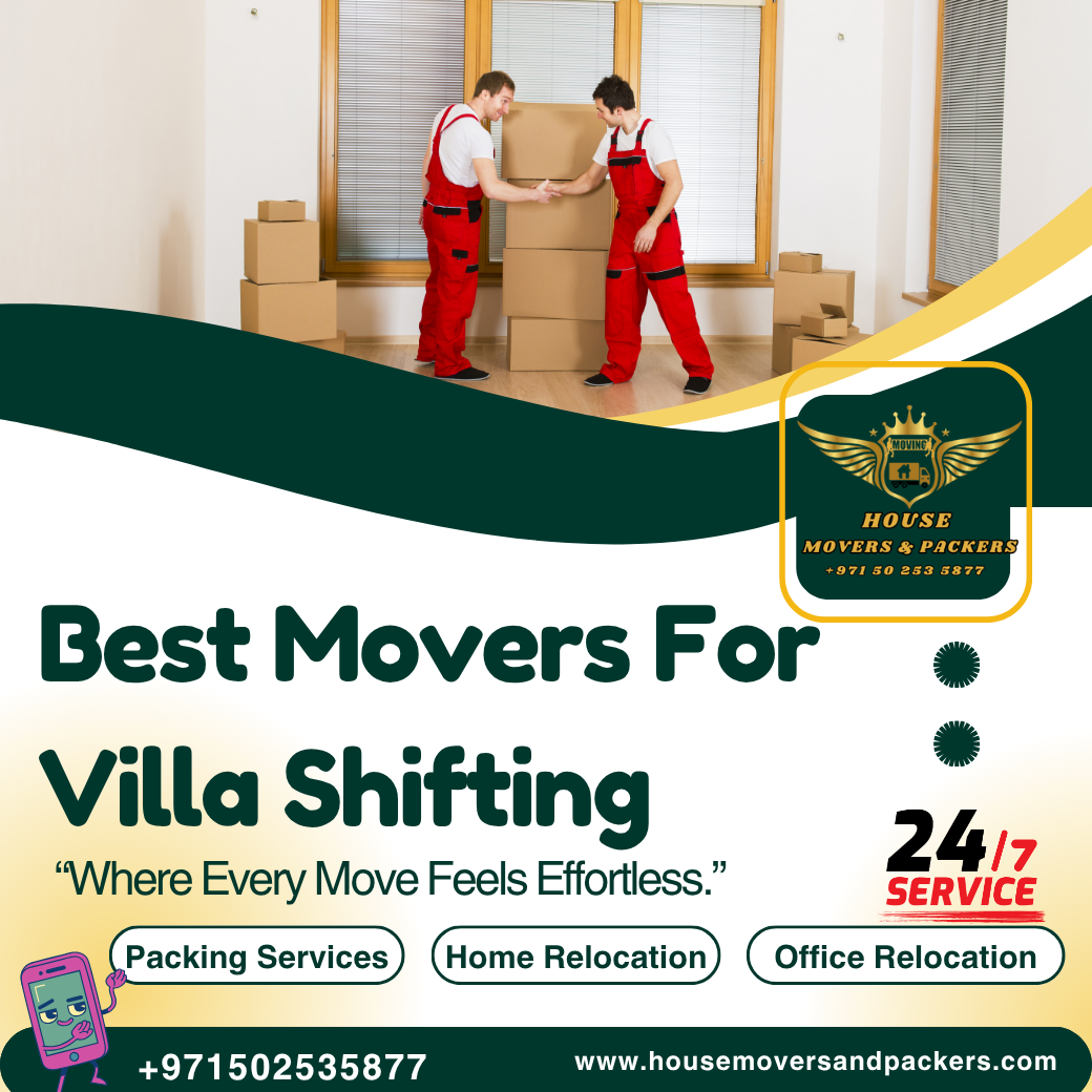 best movers for villa shifting