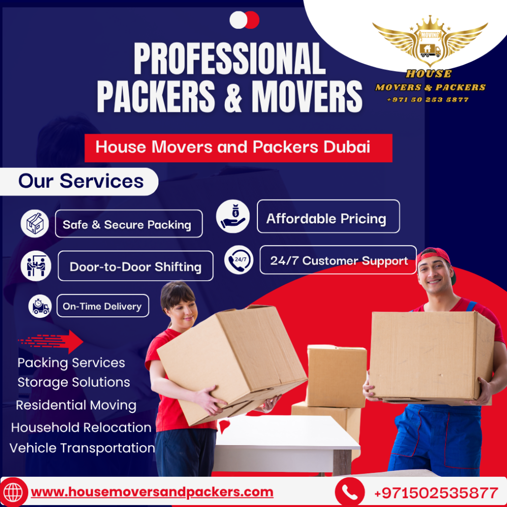 Why You Should Choose Professional Movers And Packers for a Stress-Free Relocation red and blue modern packers & movers company services promotion instagram post