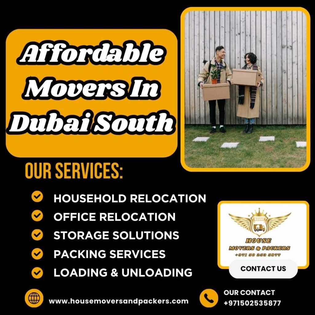 Affordable Movers In Dubai South | +971502535877 affordable movers in dubai south