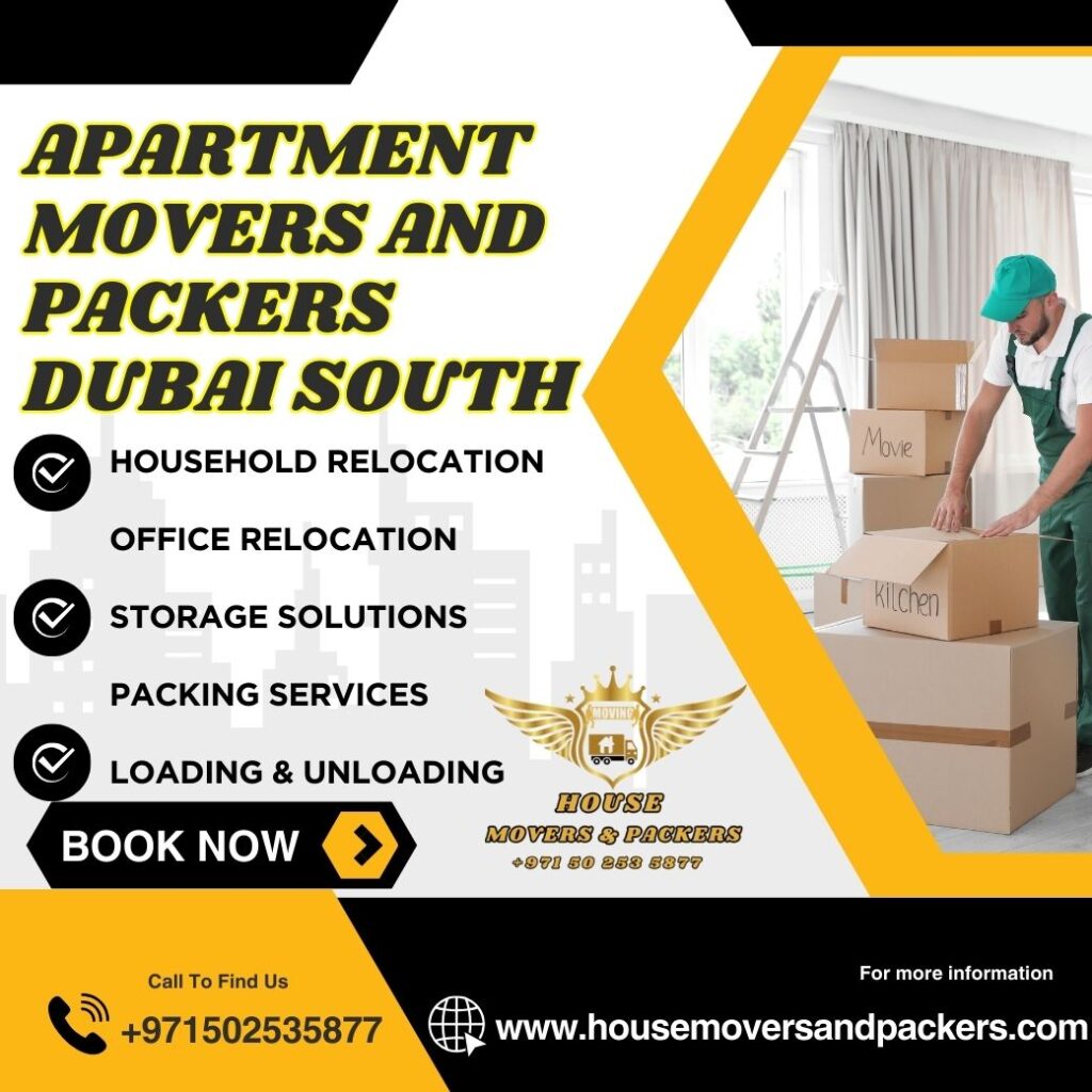 Apartment Movers and Packers Dubai South | +971502535877 apartment movers and packers dubai south