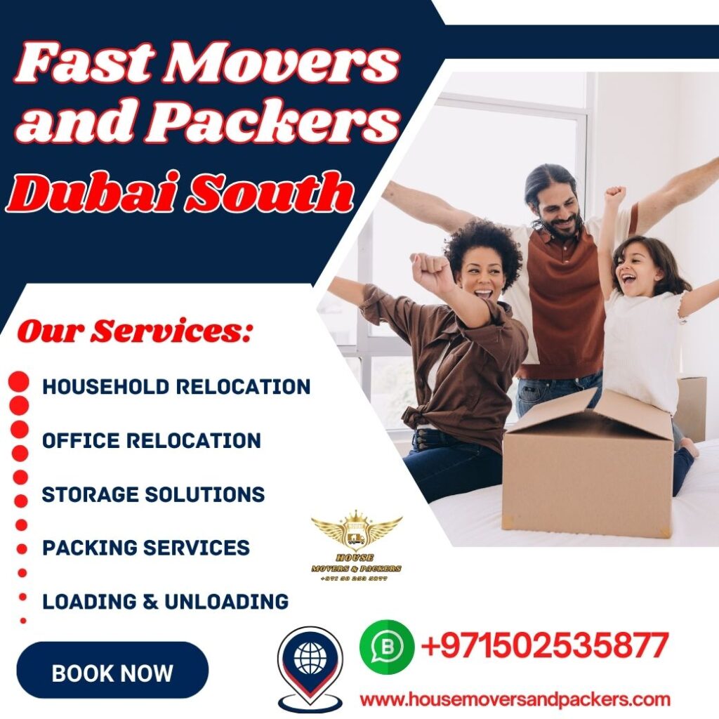 Fast Movers and Packers Dubai South | +971502535877 fast movers and packers dubai south