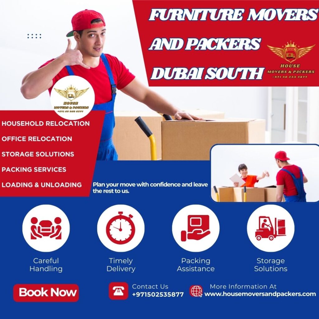 Furniture Movers and Packers Dubai South | +971502535877 furniture movers and packers dubai south