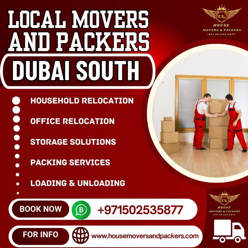 Local Movers and Packers Dubai South | +971502535877 local movers and packers dubai south