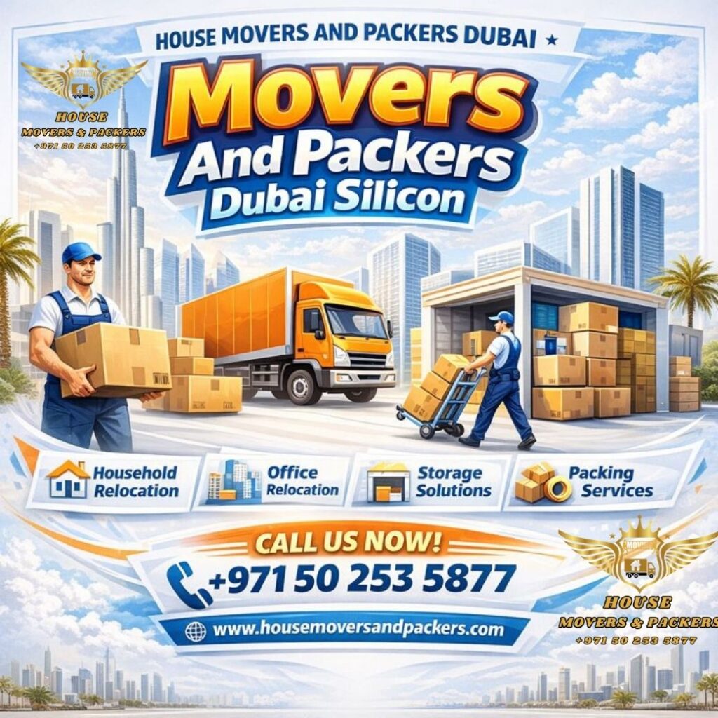 Movers And Packers Dubai Silicon | +971502535877 movers and packers dubai silicon