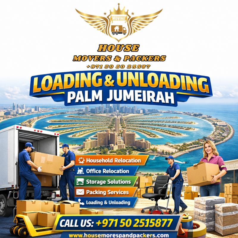 Loading & Unloading Palm Jumeirah | +971502535877 loading & unloading palm jumeirah