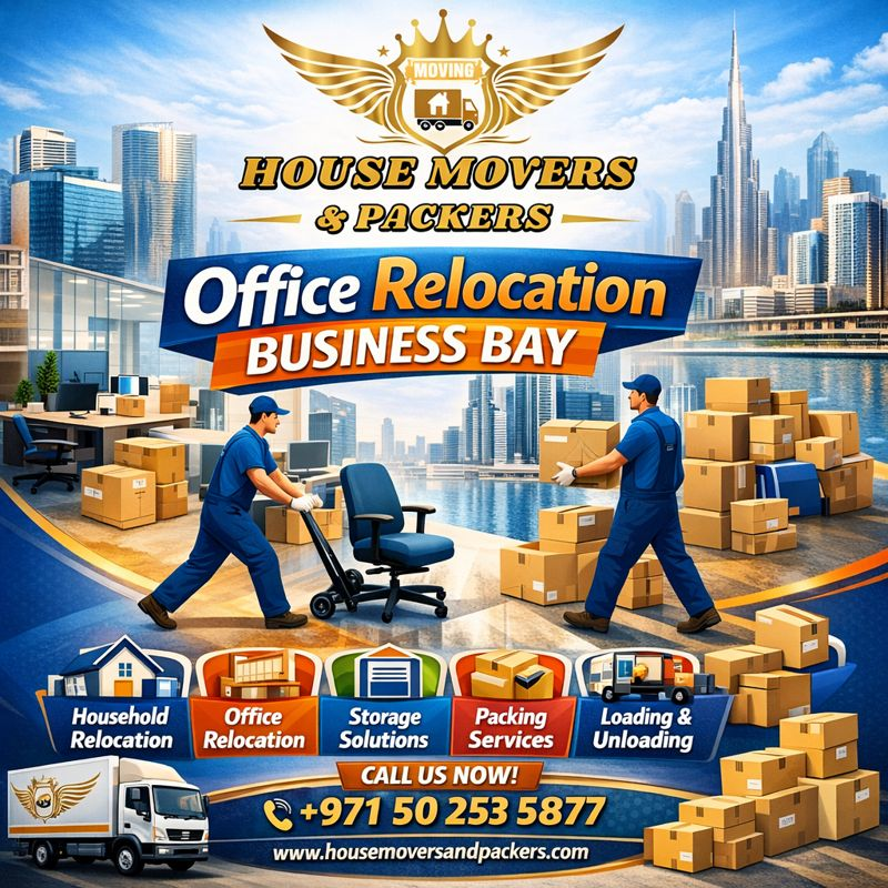 Office Relocation Business Bay | +971502535877 office relocation business bay