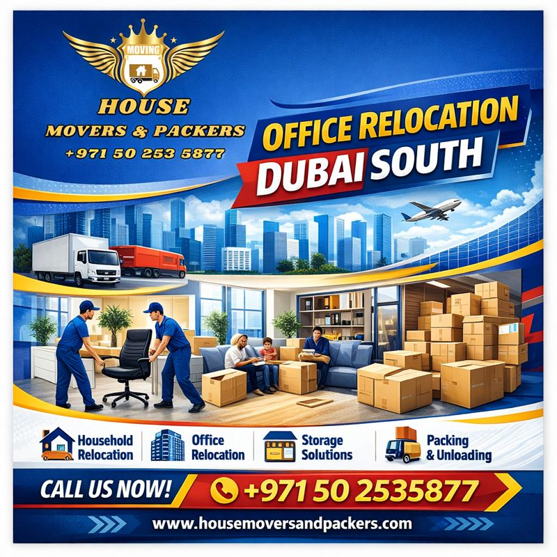 Office Relocation Dubai South | +971502535877 office relocation dubai south