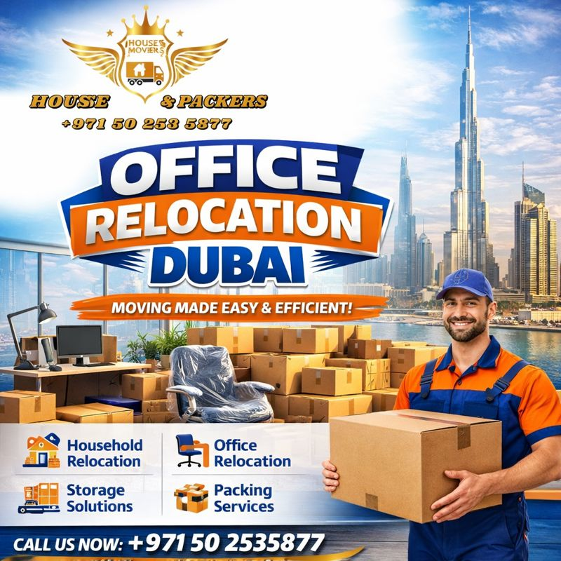 Office Relocation Dubai | +971502535877 office relocation dubai