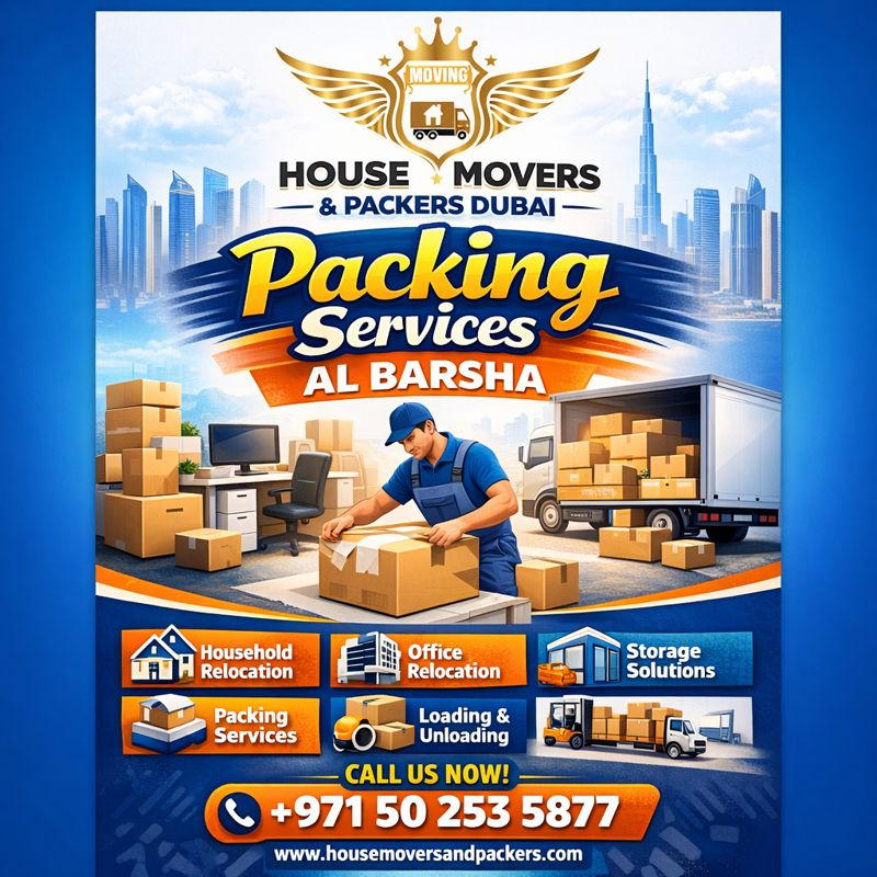 Packing Services Al Barsha | +971502535877 packing services al barsha