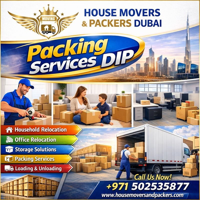 Packing Services DIP | +971502535877 packing services dip