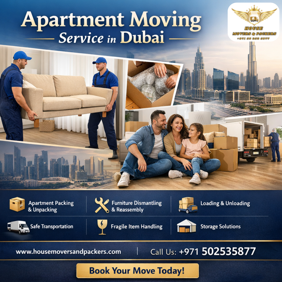 apartment moving service in dubai