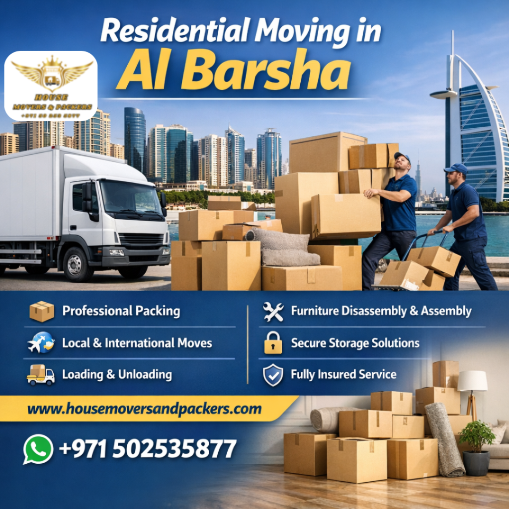Residential Moving in Al Barsha residential moving in al barsha