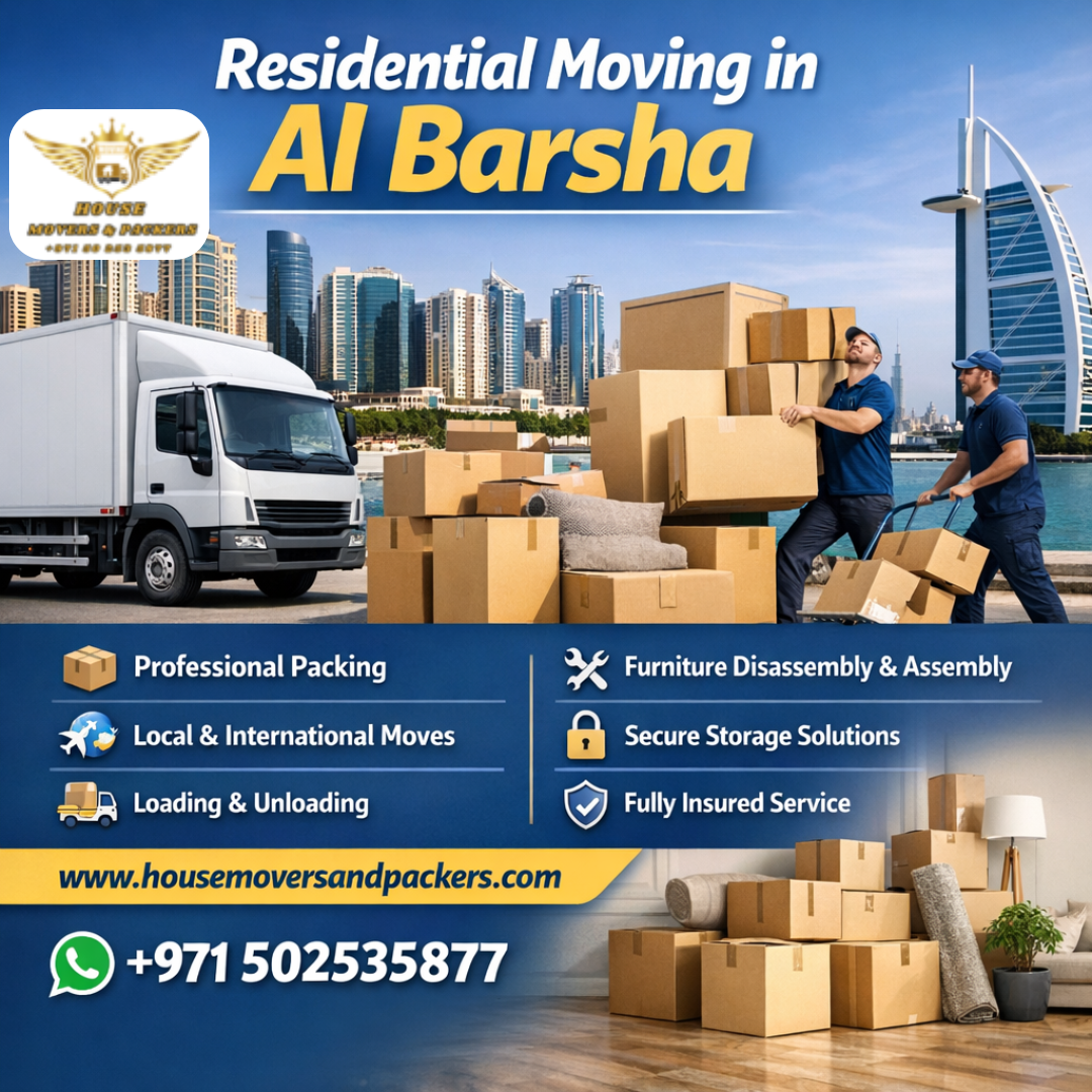 Residential Moving in Al Barsha residential moving in al barsha