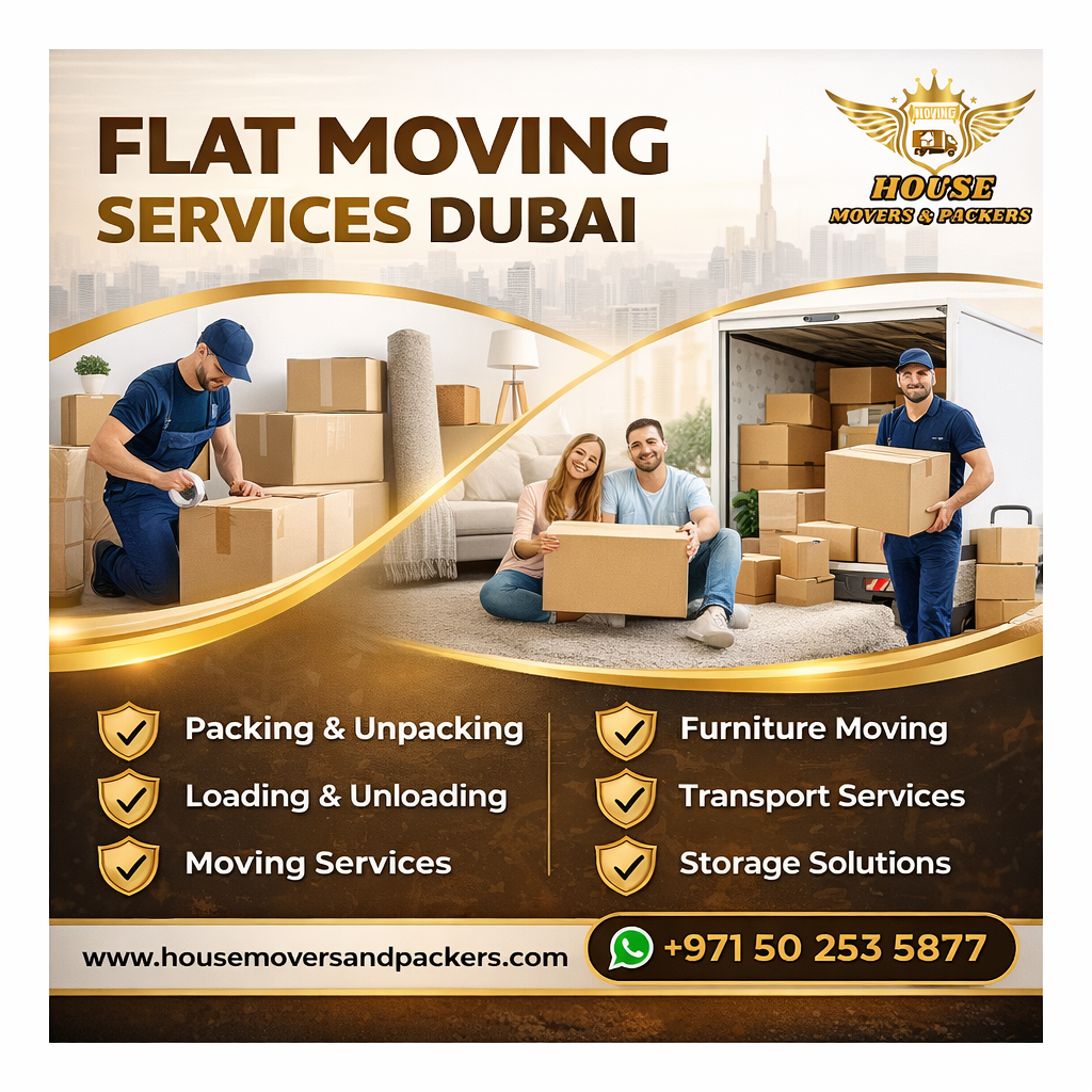 Flat Moving Services Dubai Flat Moving Services Dubai