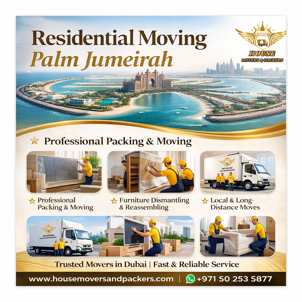 Residential Moving palm Jumeirah