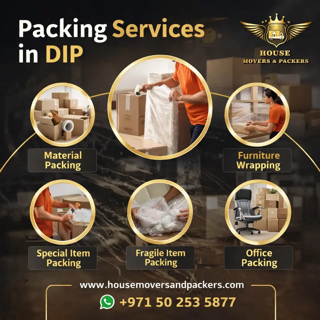 Packing Services in DIP Dubai | House Movers and Packers