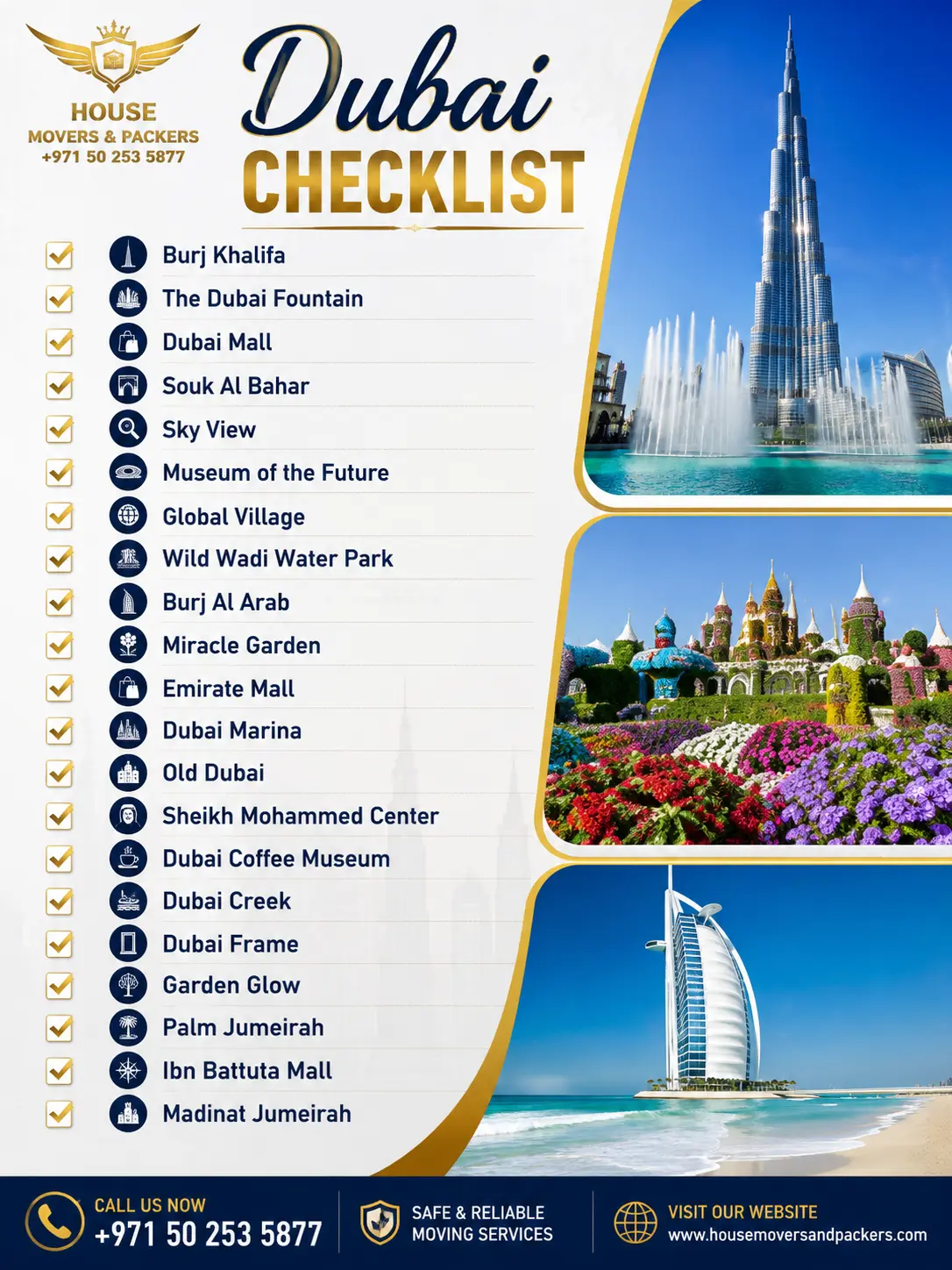 moving checklist Dubai 2026 complete guide