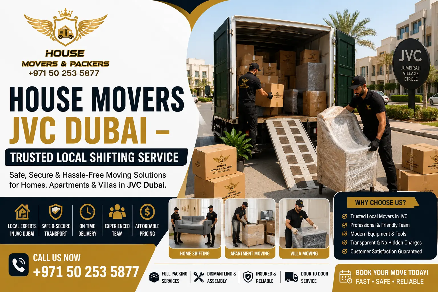 house movers JVC Dubai trusted shifting service